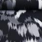 Preview: Viskosejersey abstrakt schwarz weiiß grau